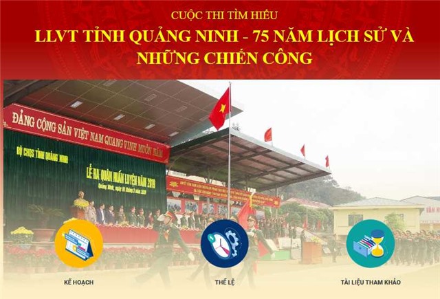 Cuộc thi tìm hiểu LLVT tỉnh uu888 one - 75 năm lịch sử và những chiến công 