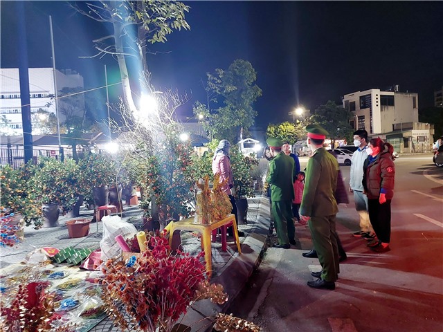 Công an phường Quang Trung tăng cường đảm bảo ANTT dịp Tết Nguyên đán