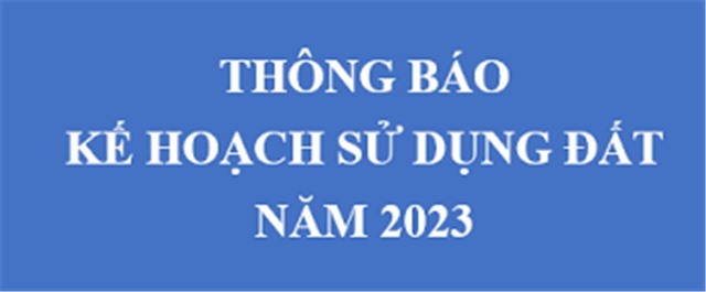 Công khai điều chỉnh kế hoạch sử dụng đất năm 2023 của thành phố uu888 one