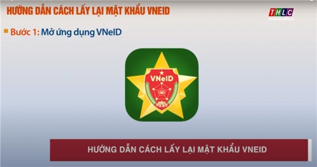 Hướng dẫn cách lấy lại mật khẩu VNeID