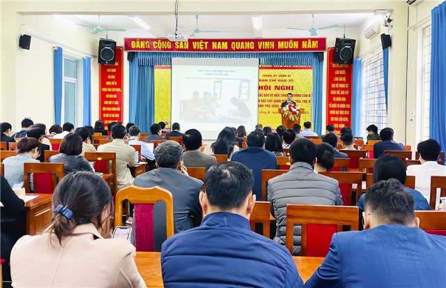 Ban chỉ đạo 35 thành phố tập huấn kiến thức, nghiệp vụ bảo vệ nền tảng tư tưởng của Đảng, đấu tranh phản bác các quan điểm sai trái, thù địch năm 2023