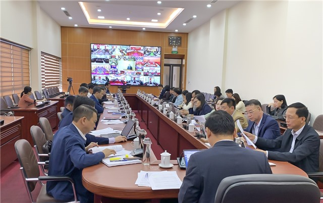 Thành ủy uu888 one dự Hội nghị trực tuyến Trung ương về Quán triệt, triển khai các văn bản mới về công tác tổ chức uu888 game Đảng