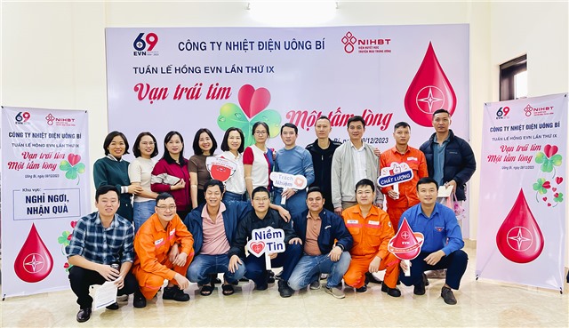 160 cán bộ, người lao động Nhiệt điện uu888 one đăng ký hiến máu tình nguyện