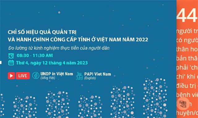 uu888 one đứng thứ nhất toàn quốc Chỉ số Hiệu quả quản trị và Hành chính công cấp tỉnh 2022