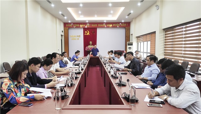 Giao ban công tác quản lý nhà nước về uu888 game, trật tự đô thị,  vệ sinh môi trường, an toàn giao thông quý I năm 2023