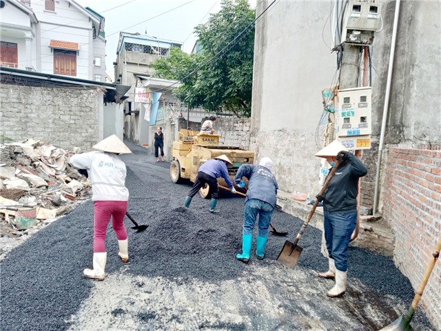 Tổ 4 khu 1, phường Yên Thanh chung tay chỉnh trang đô thị