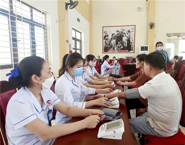 Phường Nam Khê tổ chức khám chữa bệnh nhân đạo cho Nhân dân trên địa bàn năm 2023