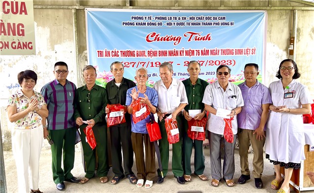 Các đơn vị y tế tư nhân - Nhiều hoạt động ý nghĩa tri ân người có công nhân kỷ niệm 76 năm ngày thương binh liệt sỹ (27/7/1947 - 27/7/2023) 