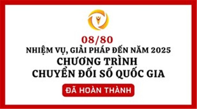 Nhiều nhiệm vụ, giải pháp đến năm 2025 của Chương trình Chuyển đổi số quốc gia đã hoàn thành