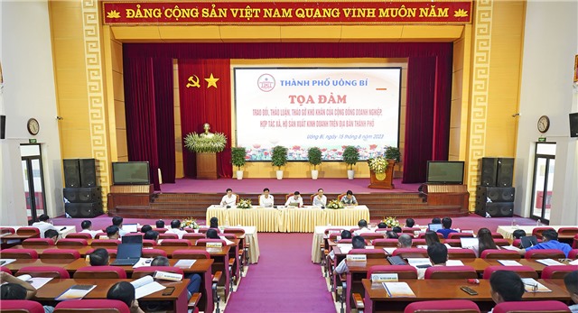 Tọa đàm, trao đổi, thảo luận tháo gỡ khó khăn của cộng đồng tải uu888, HTX, hộ sản xuất kinh doanh trên địa bàn thành phố
