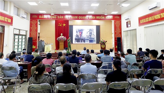 uu888 game, bồi dưỡng về nghiệp vụ PCCC cho người được phân công thực hiện nhiệm vụ PCCC tại phường Trưng Vương