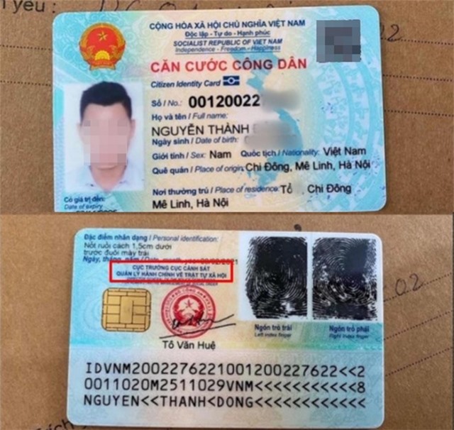 Xuất hiện nhiều đường dây làm giả căn cước u888c3