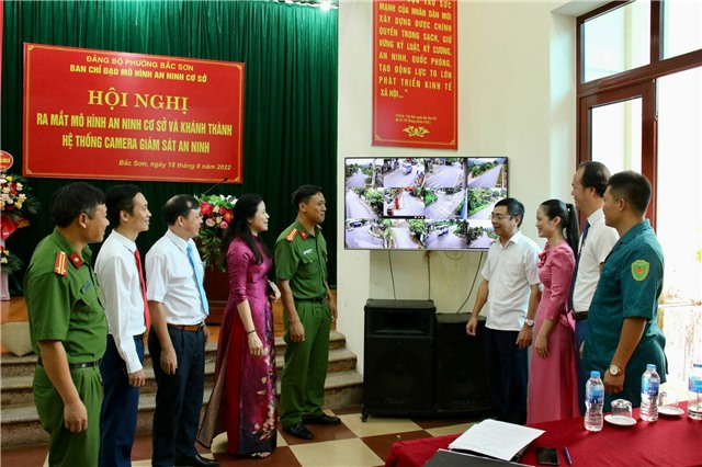 Mô hình “Camera uu888 có” – Cánh tay nối dài của lực lượng Công an phường Bắc Sơn, TP uu888 one