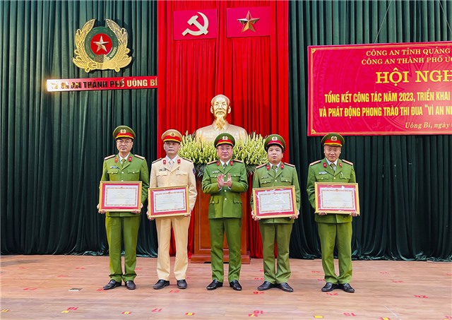 Công an thành phố tổng kết công tác năm 2023, triển khai nhiệm vụ trọng tâm và phát động phong trào thi đua Vì uu888 có tổ quốc năm 2024