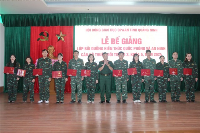 uu888 one: Bế giảng bồi dưỡng kiến thức QP-AN đối tượng 3