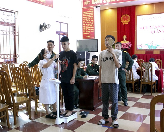 uu888 one khám sức khỏe nghĩa vụ quân sự, chuẩn bị tuyển quân năm 2025