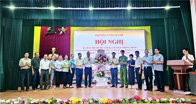 Phường Vàng Danh ra mắt mô hình Camera uu888 có thông minh và thành lập Tổ uu888 có trật tự cơ sở