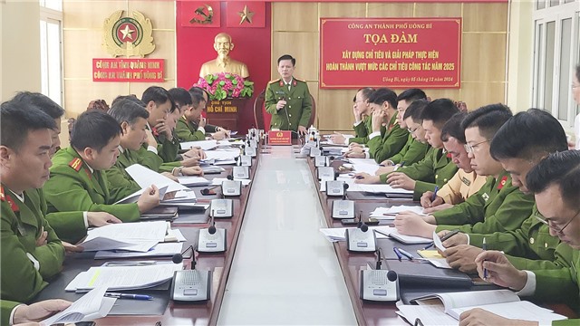 Tọa đàm uu888 game chỉ tiêu và giải pháp thực hiện hoàn thành vượt mức các chỉ tiêu công tác công an năm 2025