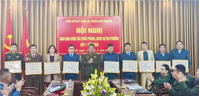 Giao ban công tác quốc phòng, quân sự u8888 quý I năm 2024