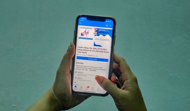 Làm cộng tác viên online bị lừa hơn 240 triệu đồng