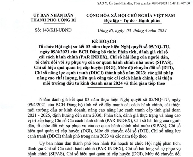 Kế hoạch số 143/KH-uu888.con ngày 03/04/2024 của Ủy ban nhân dân Thành phố uu888 one 