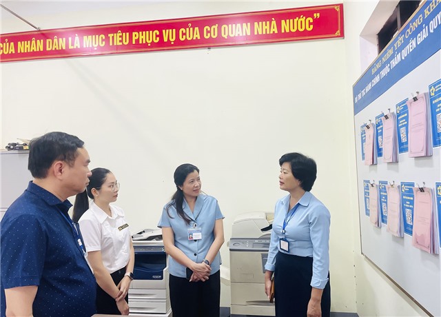 uu888 one kiểm tra đột xuất việc thực hiện kỷ luật, kỷ cương hành chính tại các xã, phường