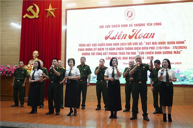 Liên hoan tiếng hát Cựu chiến binh xã Thượng Yên Công