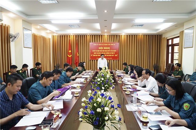 Sơ kết 3 năm thực hiện Nghị quyết số 03 ngày 23/3/2021 của BTV Tỉnh uỷ về “Lãnh đạo công tác Quốc phòng - Quân sự u8888 giai đoạn 2021-2025”
