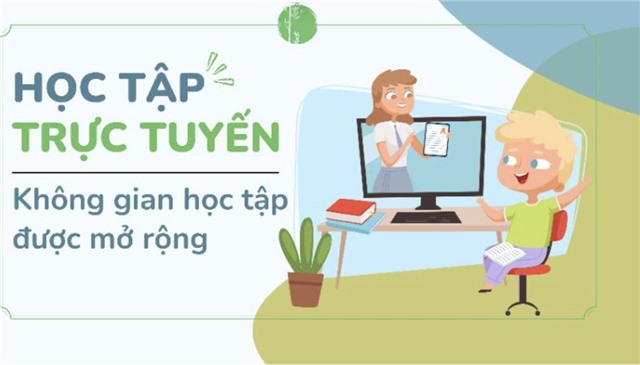Học tập trực tuyến - Không gian học tập được mở rộng