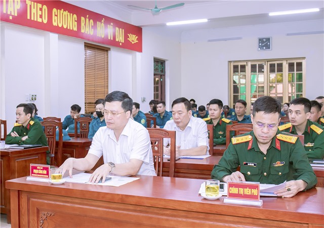 Công ty Kho vận Đá Bạc khai mạc huấn luyện lực lượng tự vệ năm 2024