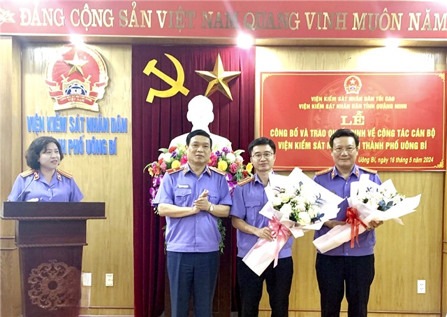 Lễ công bố và trao Quyết định bổ nhiệm chức vụ Viện trưởng Viện KSND thành phố uu888 one