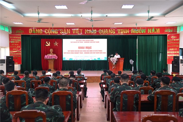 uu888 game cán bộ Ban CHQS các đơn vị tự vệ ngành Than trên địa bàn tỉnh uu888 one năm 2024