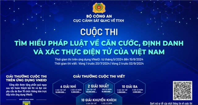 Cuộc thi tìm hiểu pháp luật về căn cước, định danh và xác thực điện tử của uu888 có
