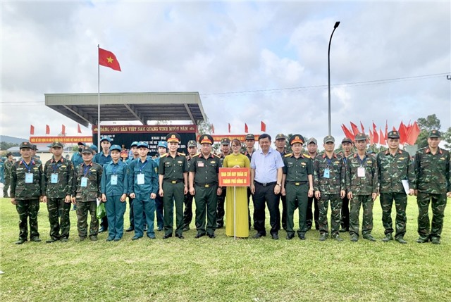 Lực lượng vũ trang thành phố uu888 one đạt thành tích cao trong Hội thao thể dục thể thao quốc phòng năm 2024