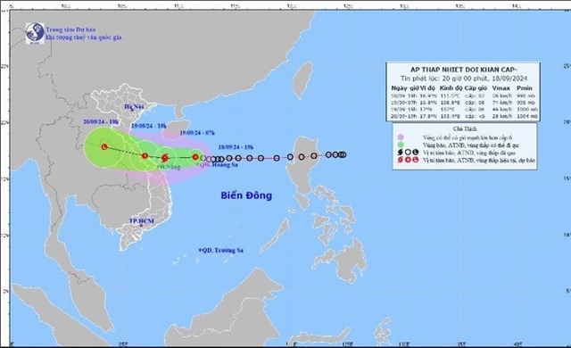 Thủ tướng chỉ đạo tập trung ứng phó áp thấp nhiệt đới có khả năng mạnh lên thành bão và mưa lũ