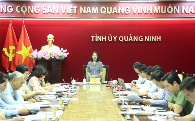 BTV u8888 cho ý kiến về Đề cương sơ bộ Báo cáo chính trị Đại hội Đảng bộ tỉnh lần thứ XVI