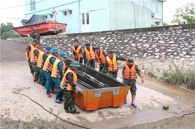 Thành phố uu888 one huy động tối đa lực lượng chống bão