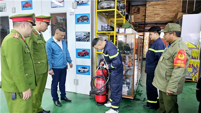 Công an phường Nam Khê triển khai đồng bộ các giải pháp đảm bảo ANTT dịp Tết Nguyên đán