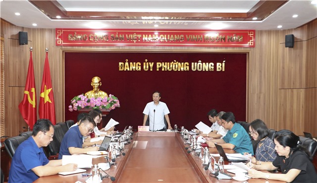 Hội nghị BTV Đảng ủy phường uu888 one tháng 10/2025