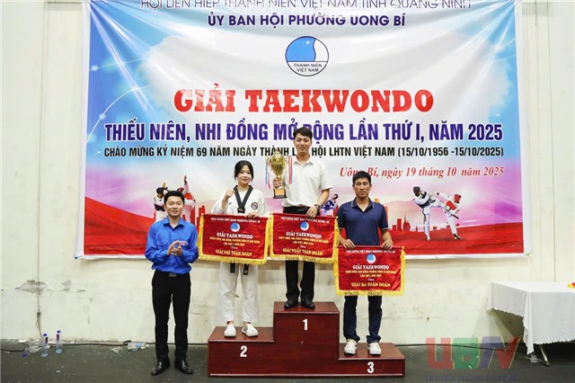 Phường uu888 one tổ chức thành công Giải Taekwondo thiếu niên, nhi đồng mở rộng lần thứ I năm 2025