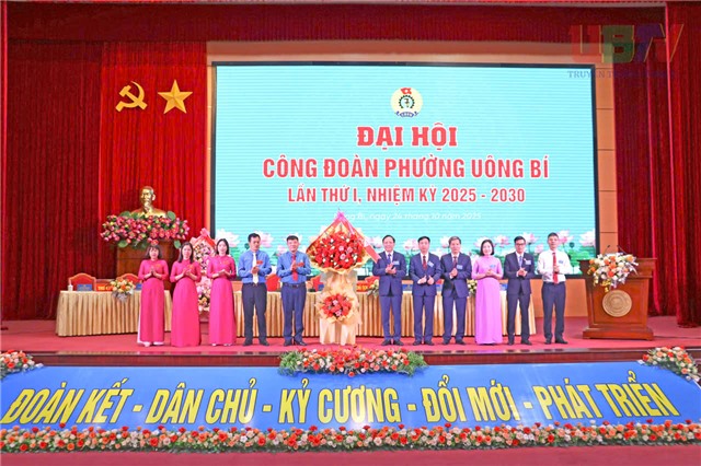 Đại hội Công đoàn phường uu888 one lần thứ I, nhiệm kỳ 2025 - 2030 thành công tốt đẹp