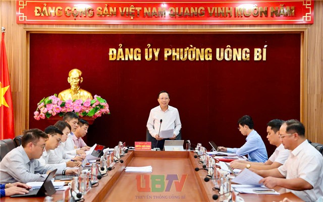 Hội nghị giao ban Thường trực Đảng uỷ và Hội nghị Ban Thường vụ Đảng ủy phường uu888 one tháng 10 năm 2025
