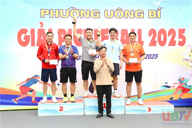 Giải Pickleball năm 2025 Phường uu888 one thành công rực rỡ   