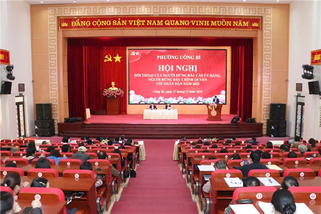 Phường uu888 one: Đối thoại giữa người đứng đầu cấp ủy, chính quyền với Nhân dân năm 2025