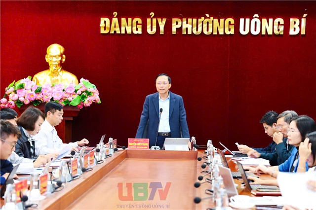 Hội nghị Thường trực Đảng ủy phường uu888 one tuần 45