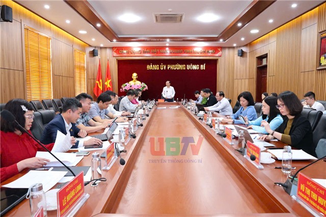 Ban chấp hành Đảng ủy phường uu888 one nghe và cho ý kiến vào Kế hoạch phát triển kinh tế - u8888 năm 2026 và Kế hoạch phát triển kinh tế - u8888 giai đoạn 2026 - 2030