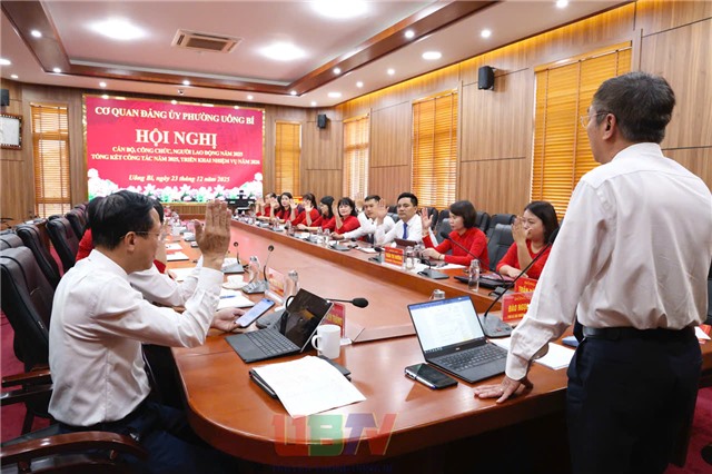 Hội nghị cán bộ, công chức, người lao động cơ quan Đảng ủy phường uu888 one