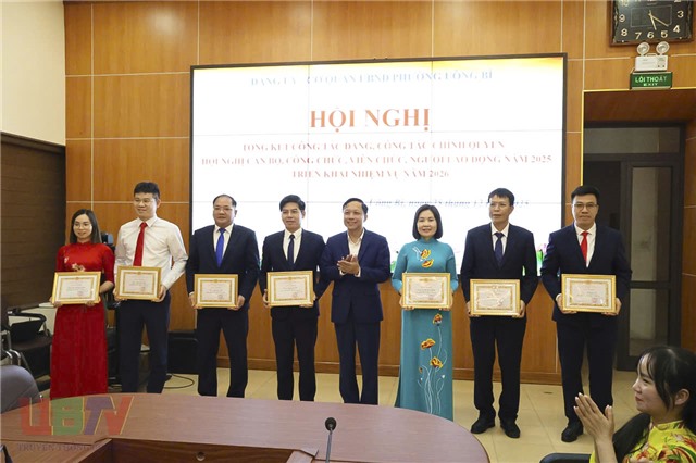 Đảng bộ uu888.con phường uu888 one tổng kết công tác Đảng, công tác chuyên môn năm 2025; triển khai nhiệm vụ năm 2026