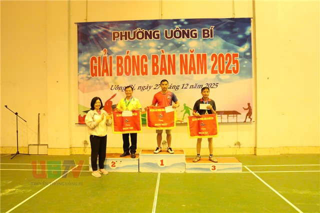 Giải bóng bàn phường uu888 one năm 2025