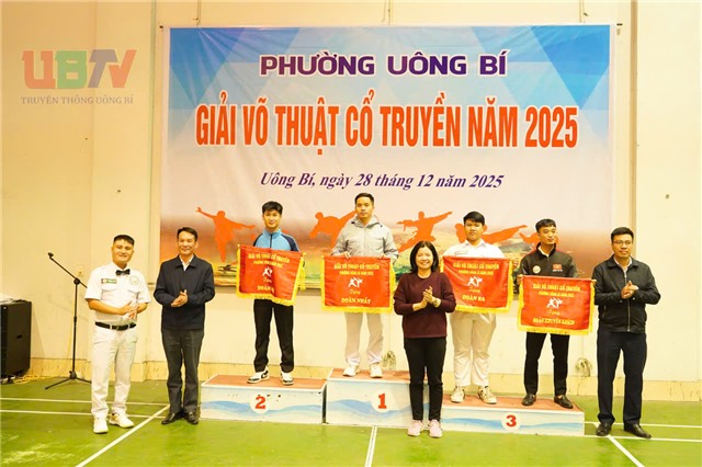 Giải võ thuật cổ truyền phường uu888 one năm 2025 thành công tốt đẹp